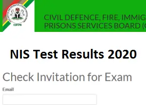 Nigeria Immigration service Aptitude Test Result | See NIS CBT Result Checker