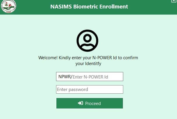 Resolve NASIMS Login - NPower Biometric Fingerprint