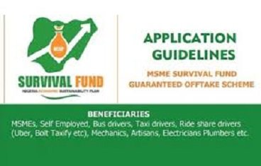 National MSMEs Survival Fund | Survivalfund.gov.ng