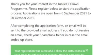 Activate NJFP Recruitment Account Nigeria Jubilee Fellows Programme Account