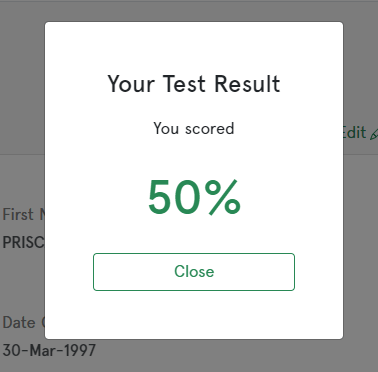 NPower NASIMS Test Score 2021